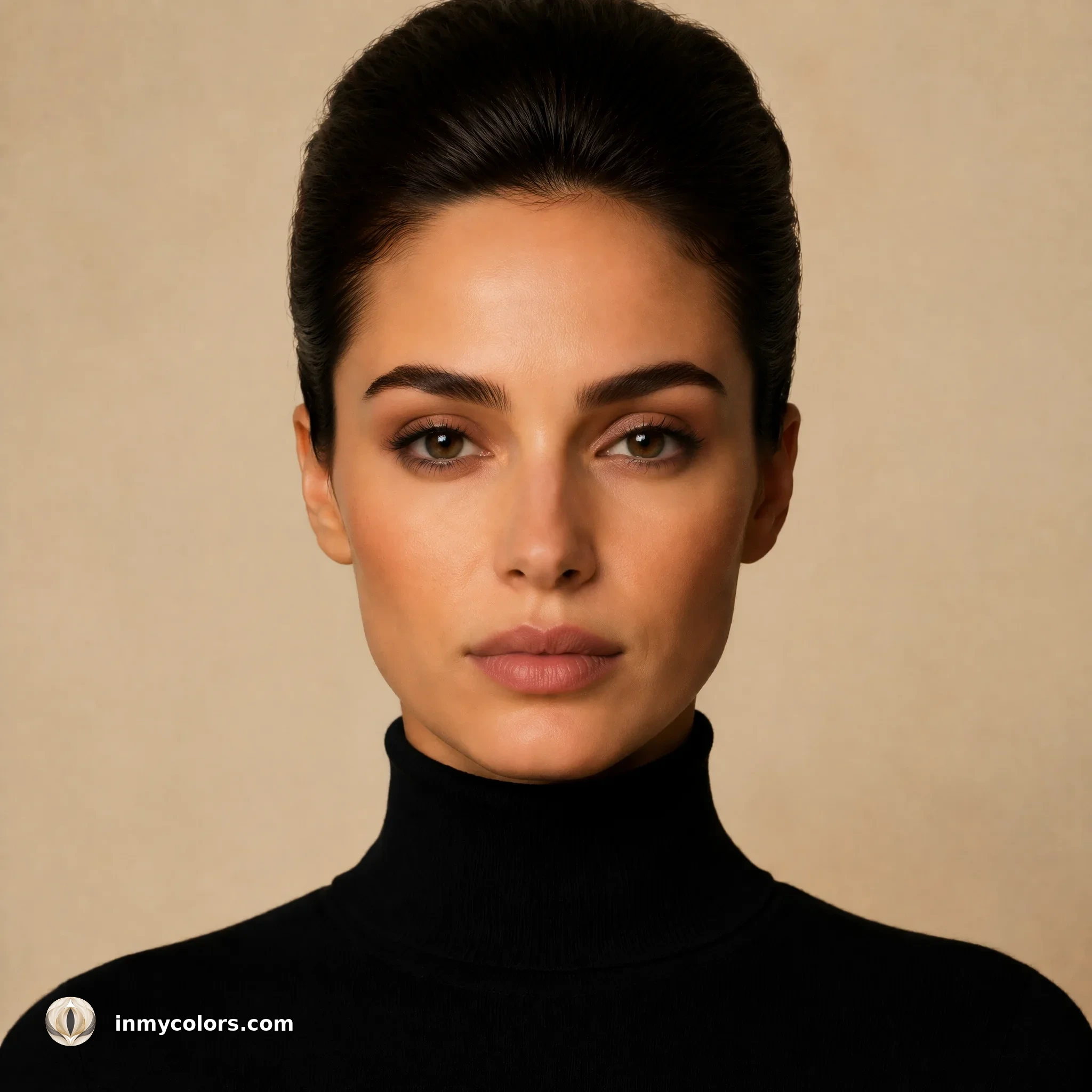 Oval face shape with hairstyle to avoid shown — tall flat updo with no side width