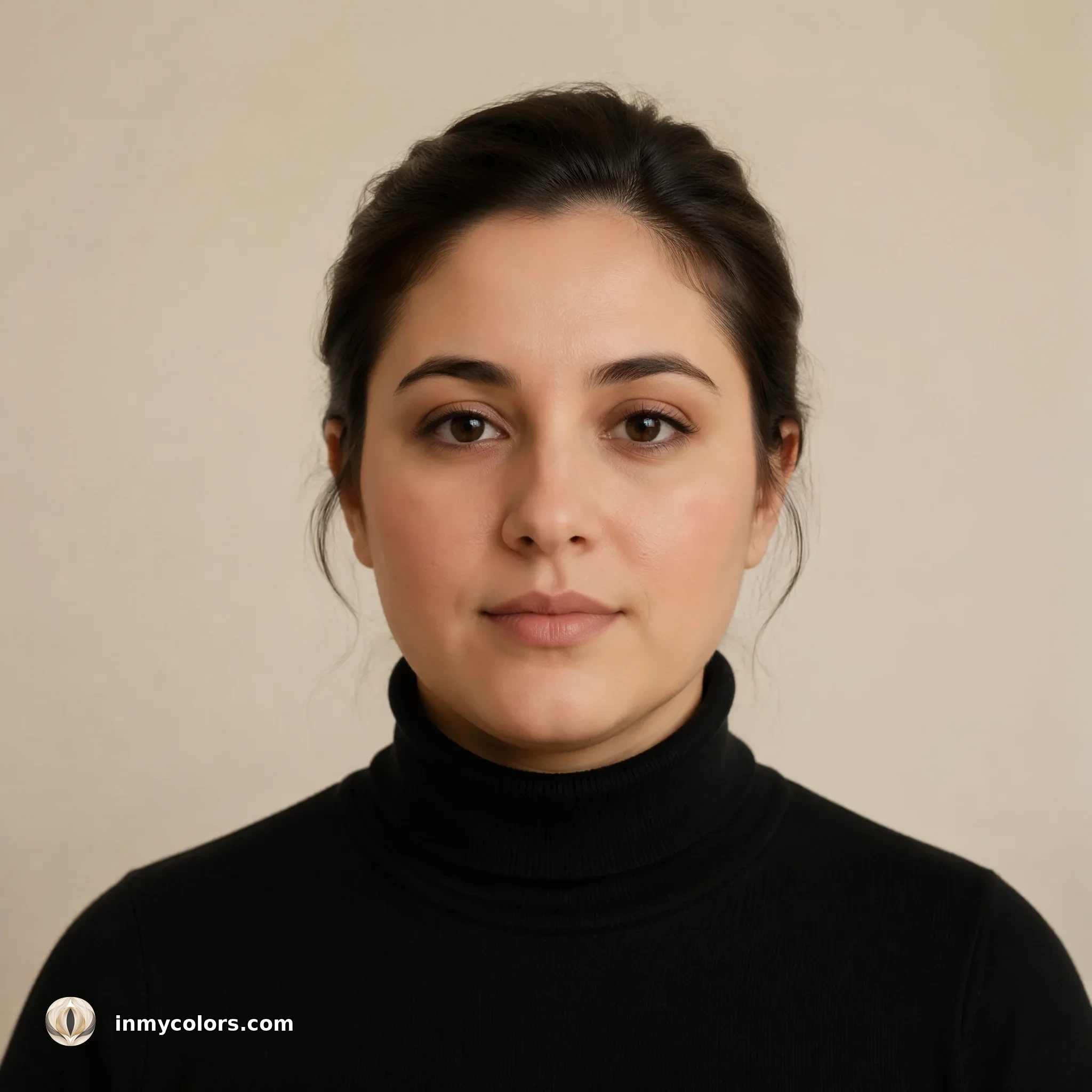 Base portrait for round face shape hairstyle guide